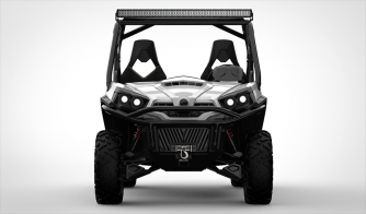 Dual Carbine 50 Inch LED Light Bar Off Road Floodlight ATV