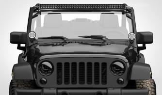 Floodlight Circle Carbine Round 4 Inch LED Off Road Light Jeep