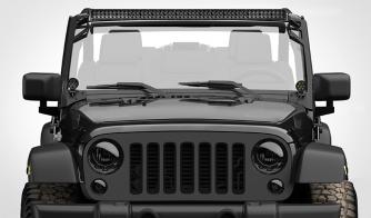 Hybrid Circle Carbine Round 4 Inch LED Off Road Light Jeep