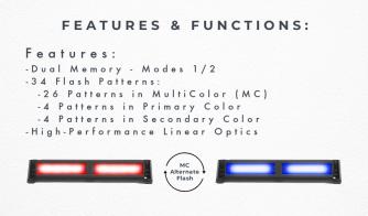 Virtue-2 Linear LED Dash Light Features