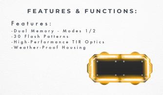 K-Force Micro 14 TIR LED Mini Light Bar Functions