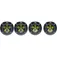 4 Pack Circle Carbine Flush Mount Round 5 Inch Off Road LED Floodlight