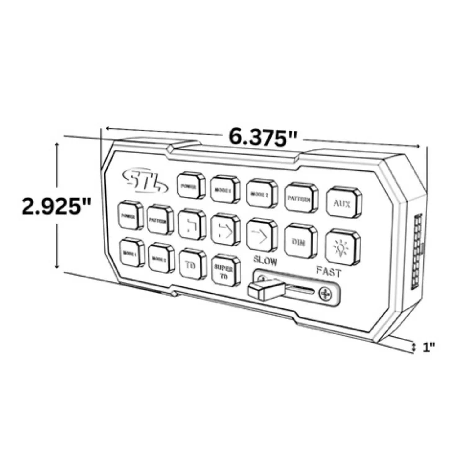 Super Take Down GranDirect Control Switch Box Back Angle