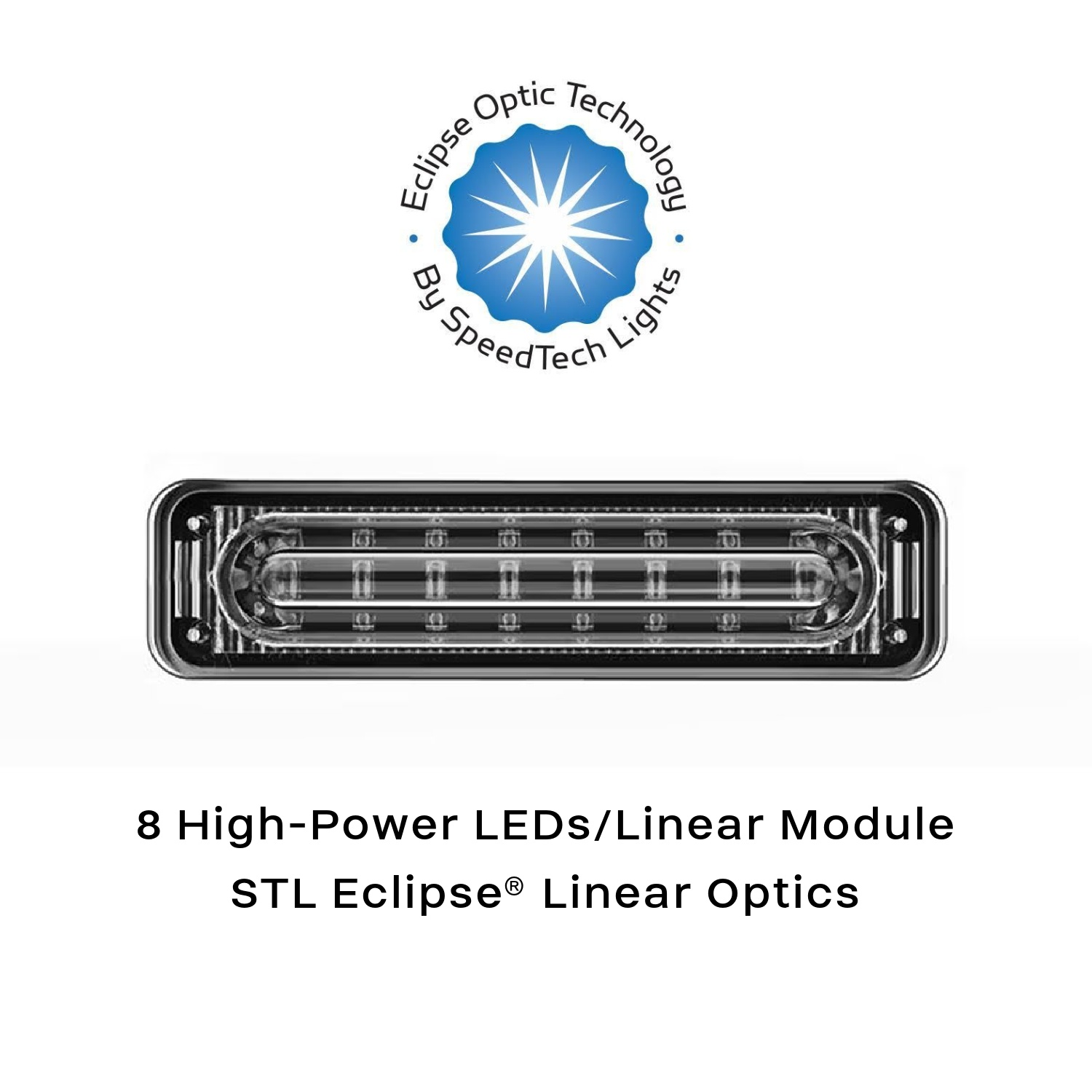 Raptor-X MC Linear LED Visor Light Bar - B-RLXMCE8 | STL