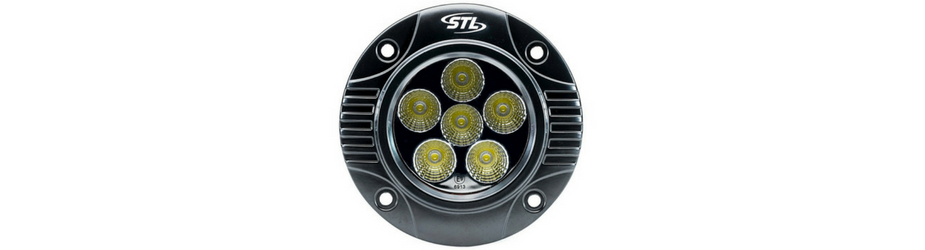 round flush mount off road led lights