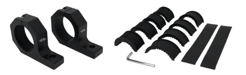 Off Road Light Bar Pole Mount Brackets Pair Work Lights