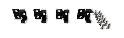 Off Road Light Bar Pole Mount Brackets Pair Work Lights