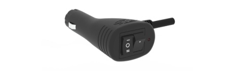 Cigarette plug with dual memory on/off/on/toggle switch