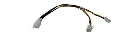 Y-Cable Cigarette Lighter Plug Adapter