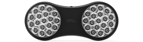 Arc Flip Down Visor TIR LED Warning Light