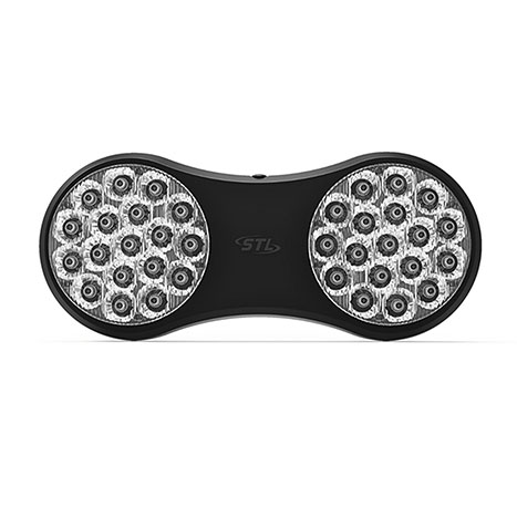 Arc Flip Down Visor TIR LED Warning Light