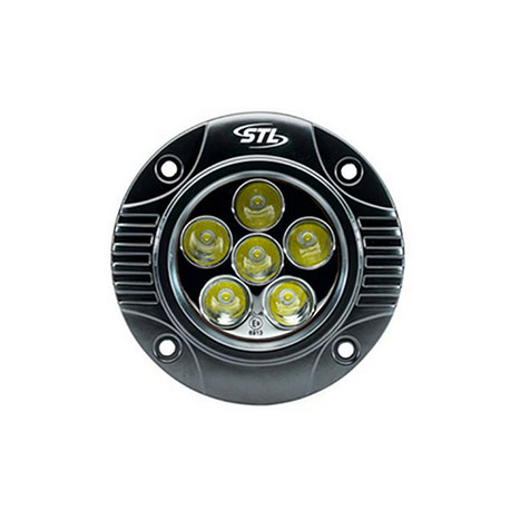 Circle Carbine Flush Mount Round 5 Inch Off Road LED Spotlight