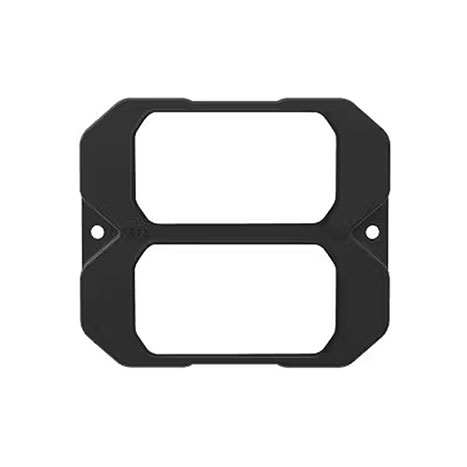 Double Stack Z-3 Flange Bracket Black