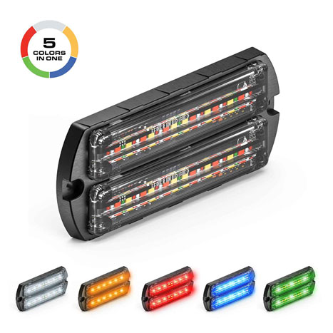 Feniex Q Series Dual Vertical Flat LED Surface Mount Grille Light