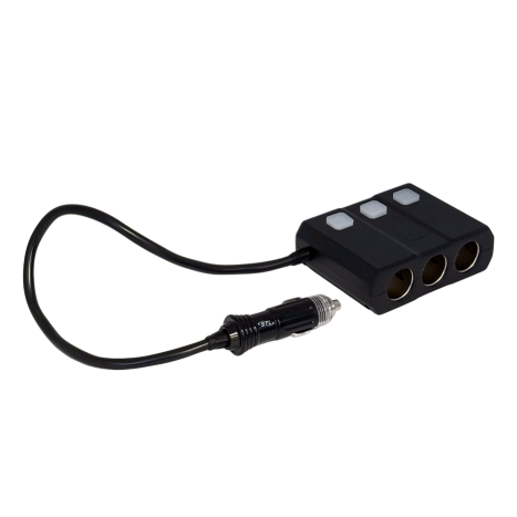 3 Socket Cigarette Plug Splitter