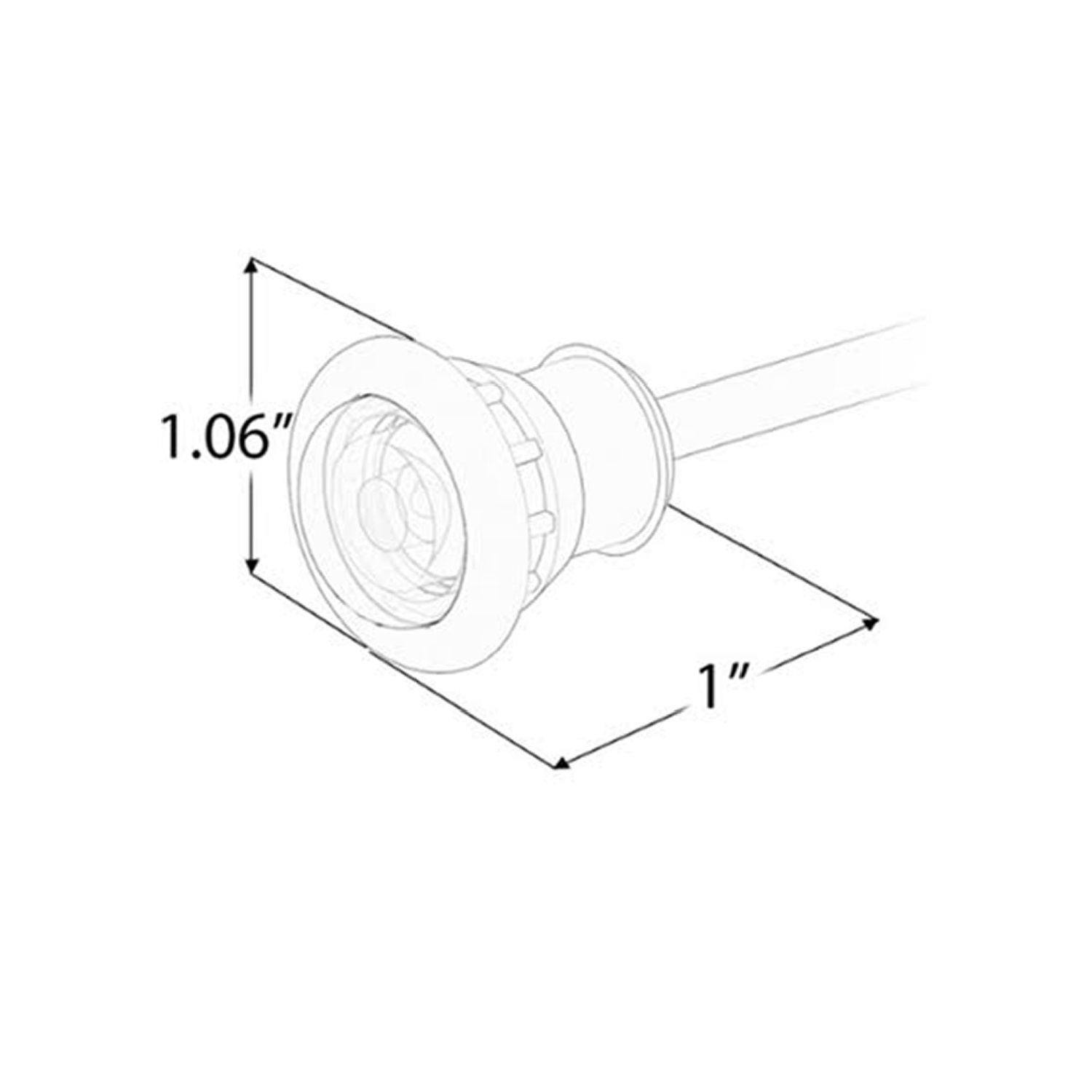 Flare X LED Hideaway Surface Mount - K-FX1 | STL