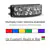 Half Octo LED Surface Mount Grille Lights 4 Pack Angle View