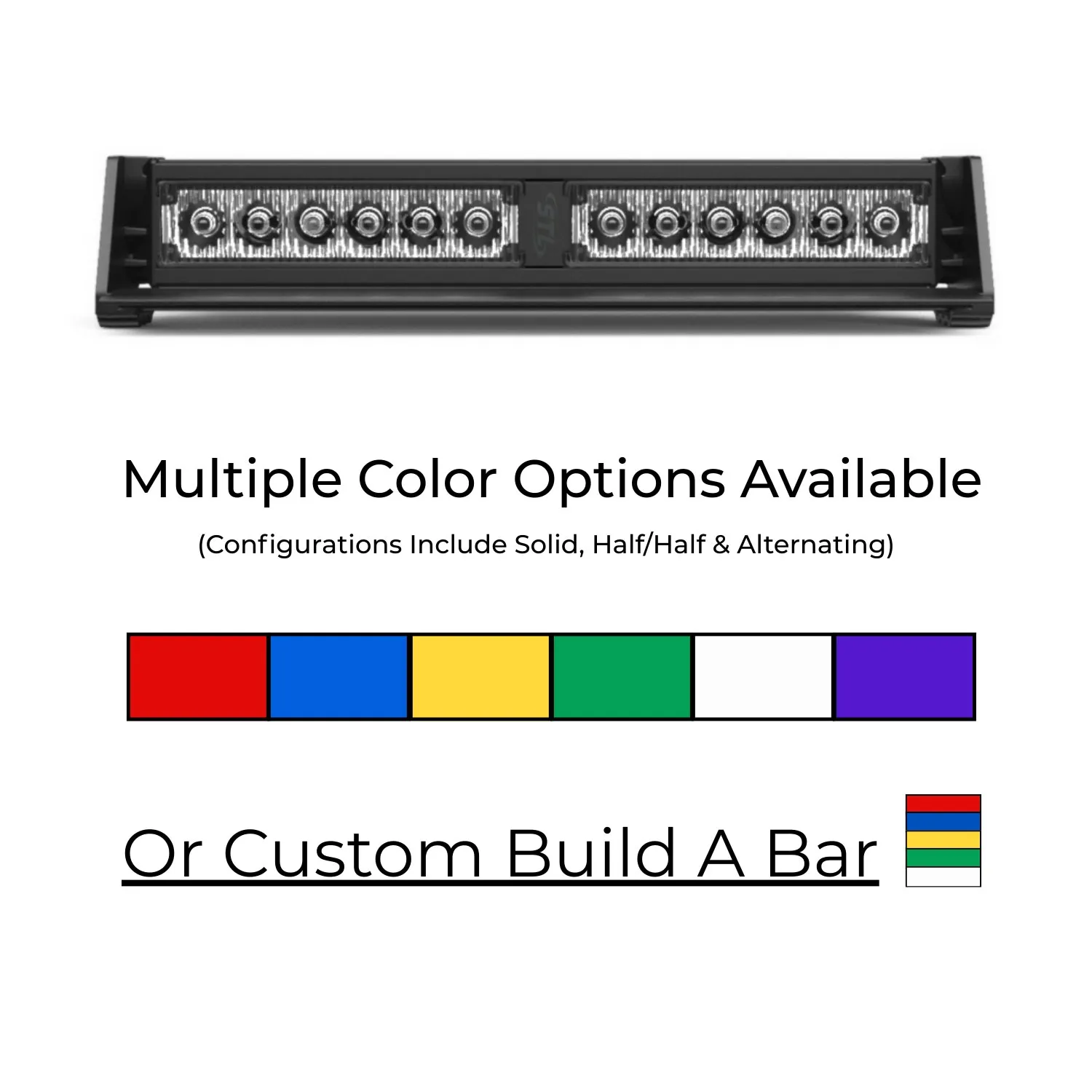 Striker-2 TIR LED Dash Light 2 Head Angle