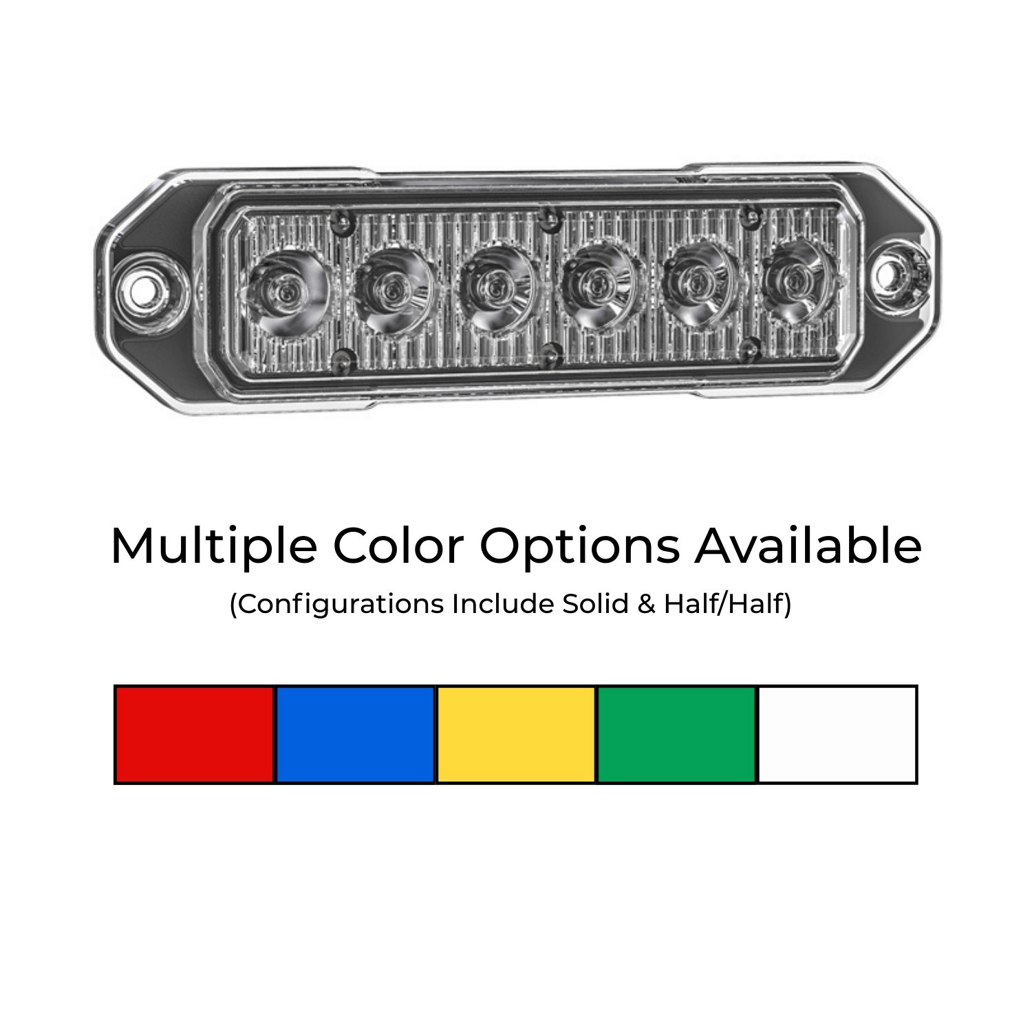 STD Z6 TIR LED Surface Mount Warning Light - G-TZTSTD6 | STL