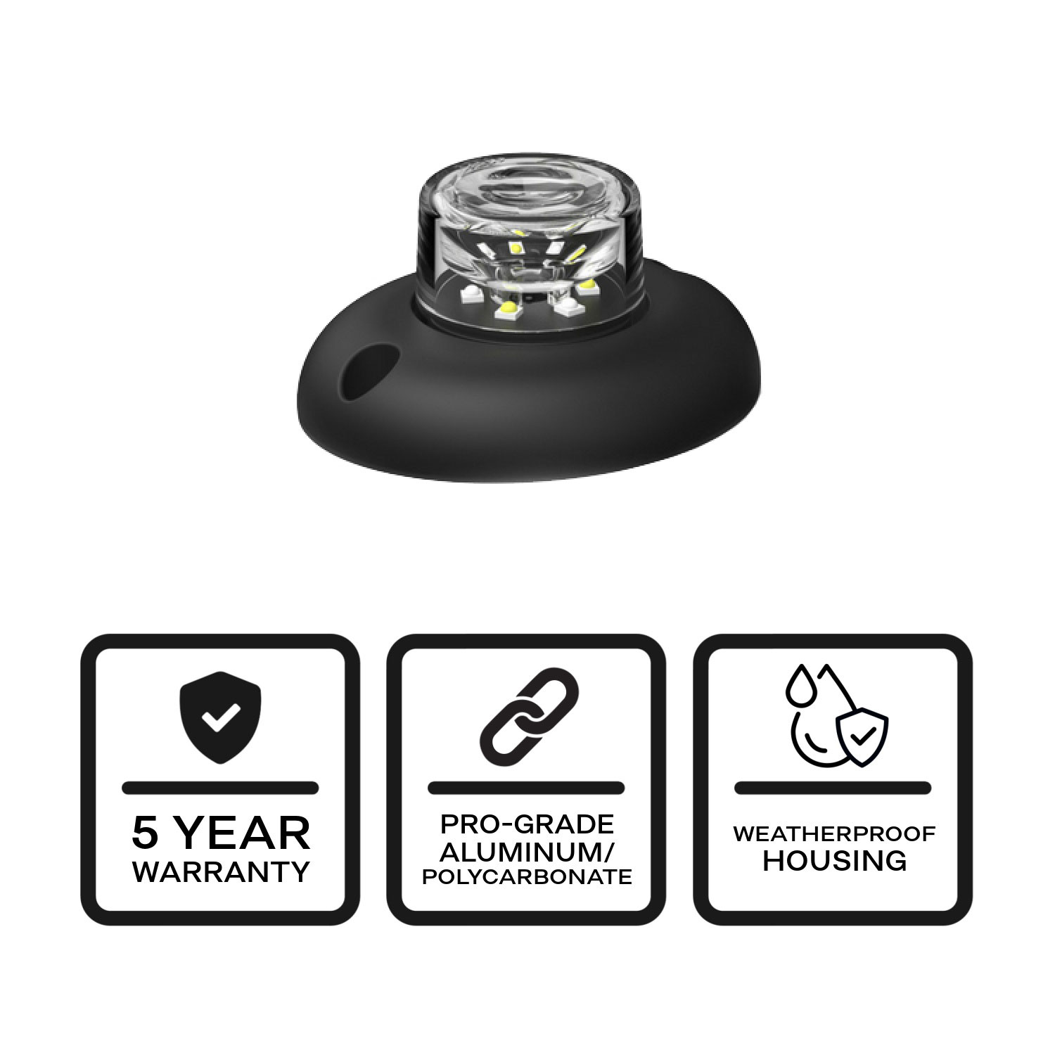 Flare 6 360 LED Hideaway Surface Mount - K-F6360 | STL