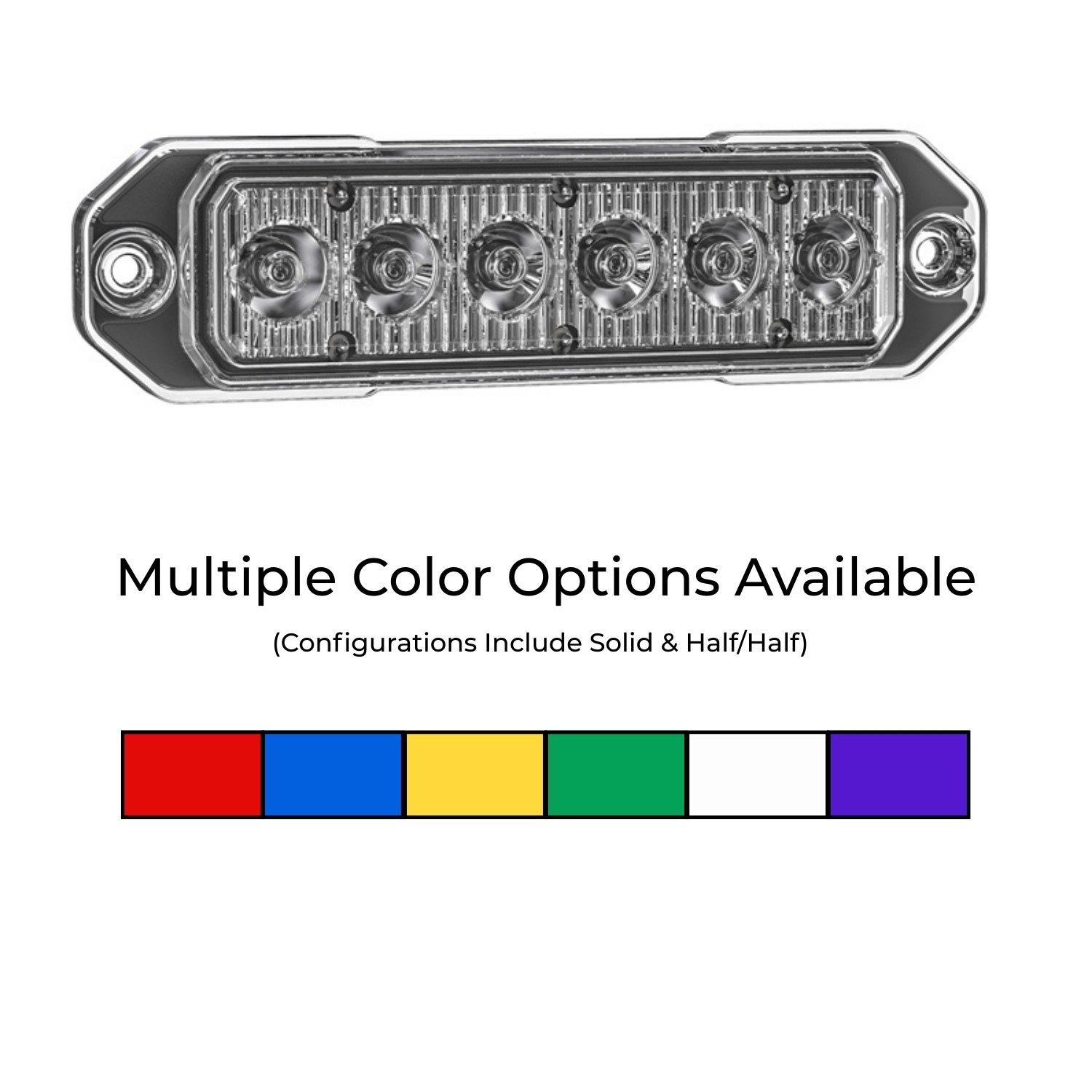 照明 Z-6 TIR LED Surface Mount Warning Light Head - G-TZT6 | STL