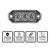 4 Pack Z-3 TIR LED Surface Mount Warning Light Head AP