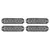 4 Pack Brake Light Z-6 TIR LED Surface Mount Warning Light Head