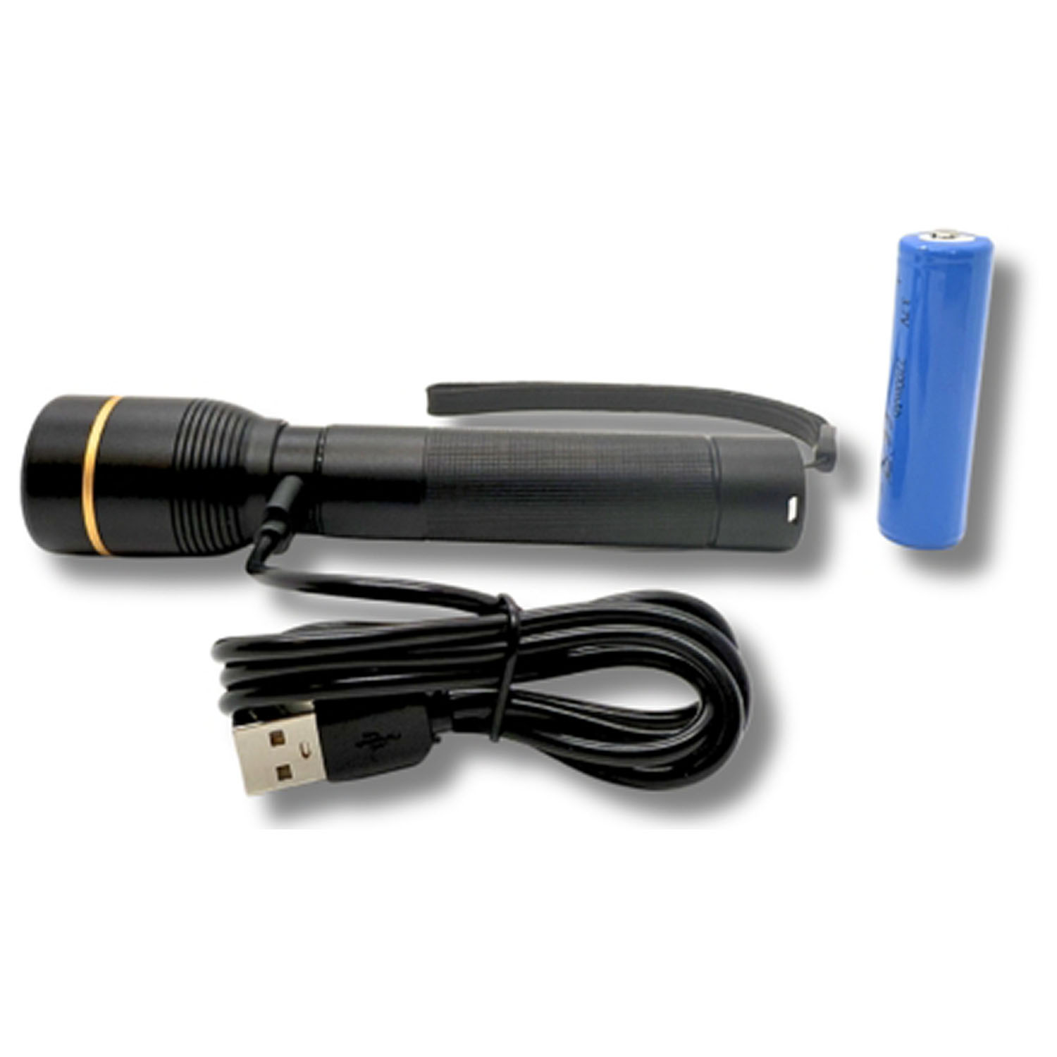 Focal-Beam Rechargeable LED Flashlight | J-FB1000 | STL