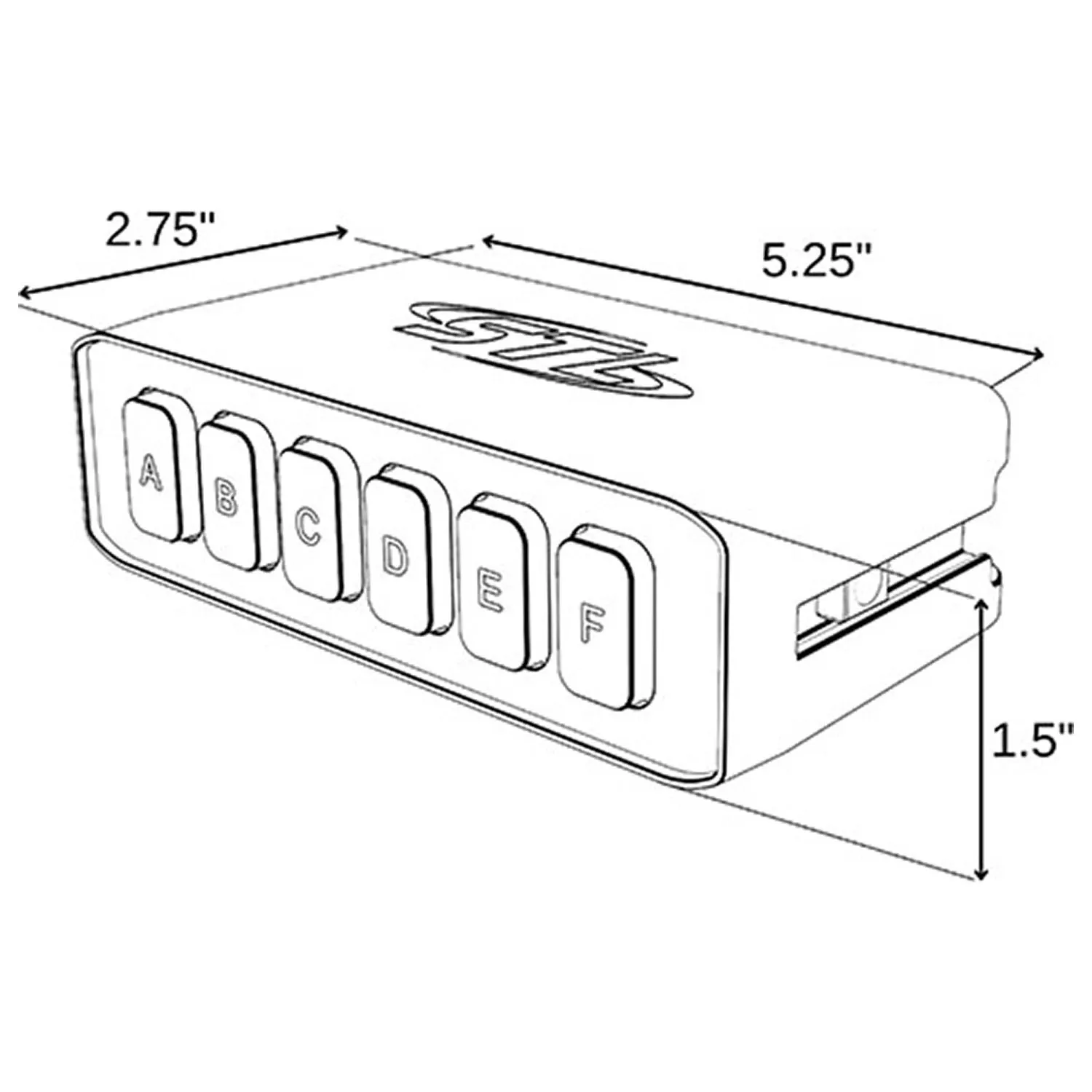 6 Switch Control Box Back Angle
