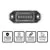 4 Pack Z-6 Linear LED Surface Mount Warning Light Head AP