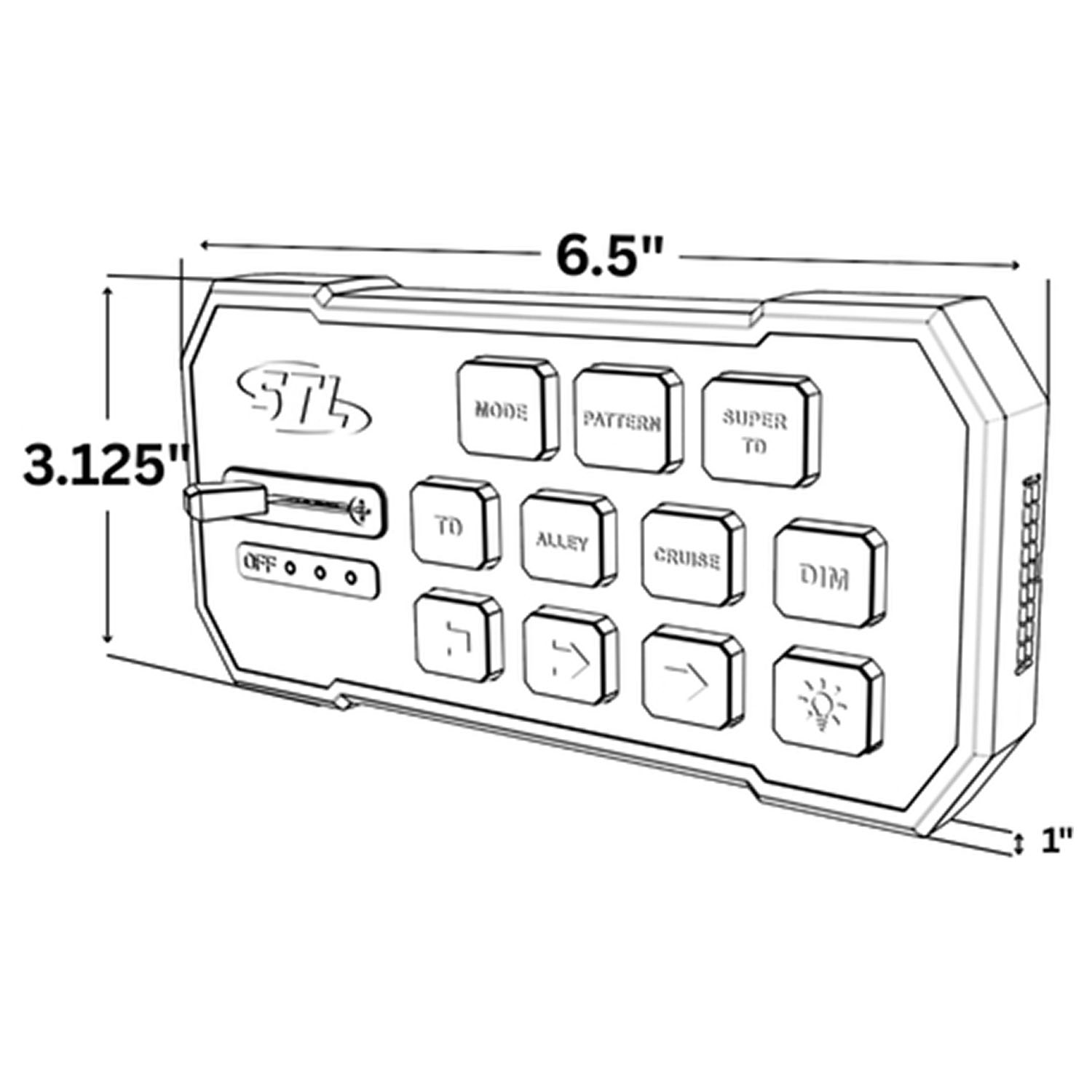 Supreme Control Switch Box - C-SPRCB | SpeedTech Lights