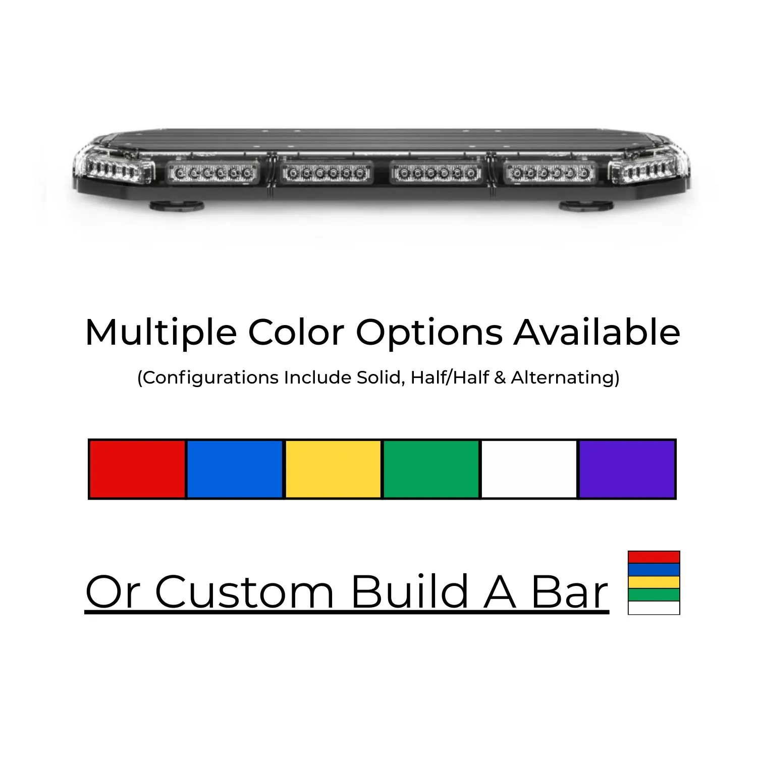 K-Force 27 TIR LED Mini Light Bar Colors