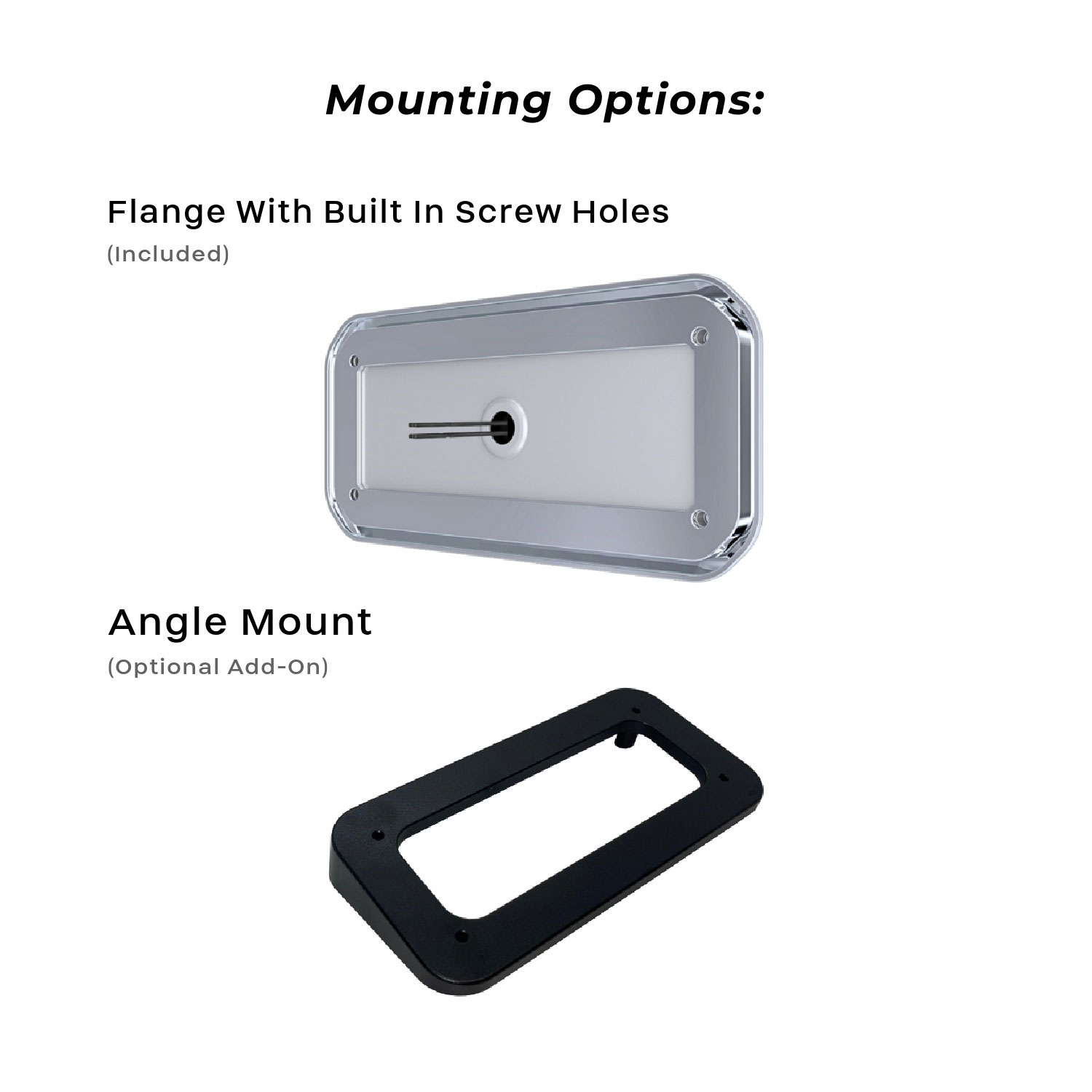 4 Pack Alpha 7x3 LED Surface Mount - G-A7X3P4 | STL