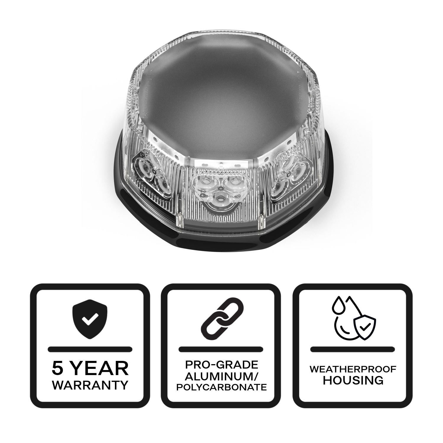 Octo Mini LED Beacon - M-OTE8 | SpeedTech Lights