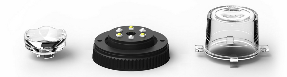 4 Pack Flare 360 LED Hideaway Surface Mount K-F6360P4 | STL