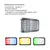 Alpha 6x4 LED Surface Mount Lights 4 Pack Side