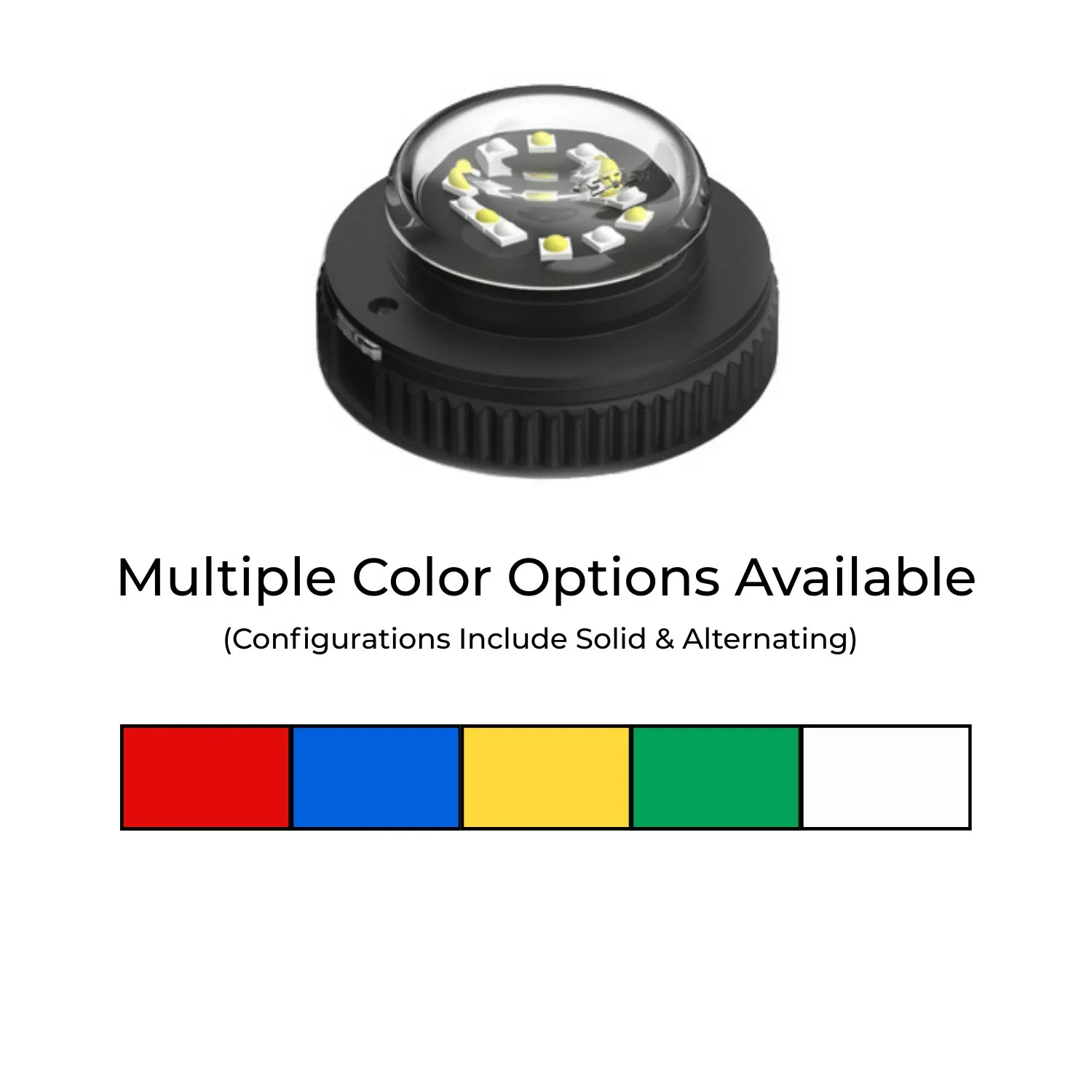 4 Pack Flare 12 LED Hideaway Surface Mount Light LED Module Angle