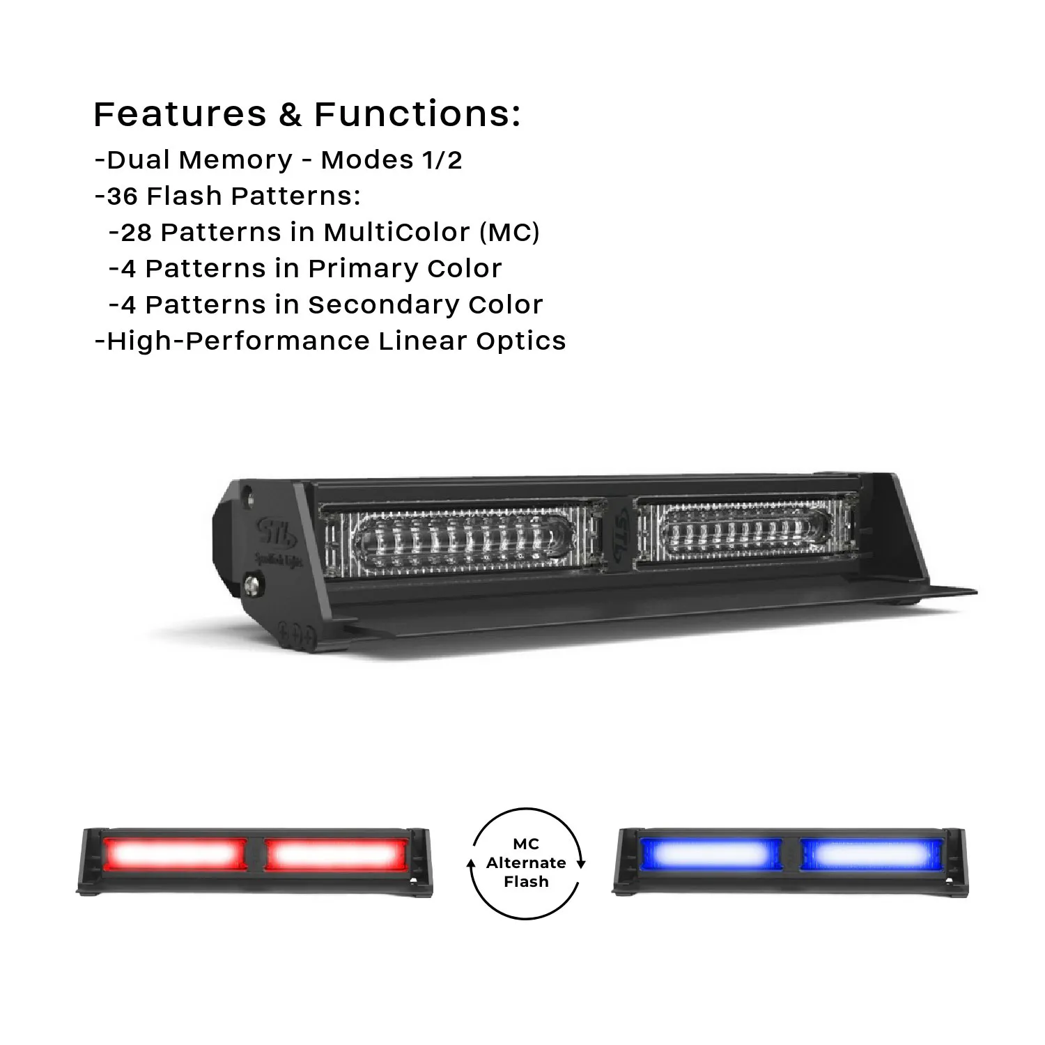 MultiColor Virtue-2 Linear 2 Head LED Dash Light App Photos