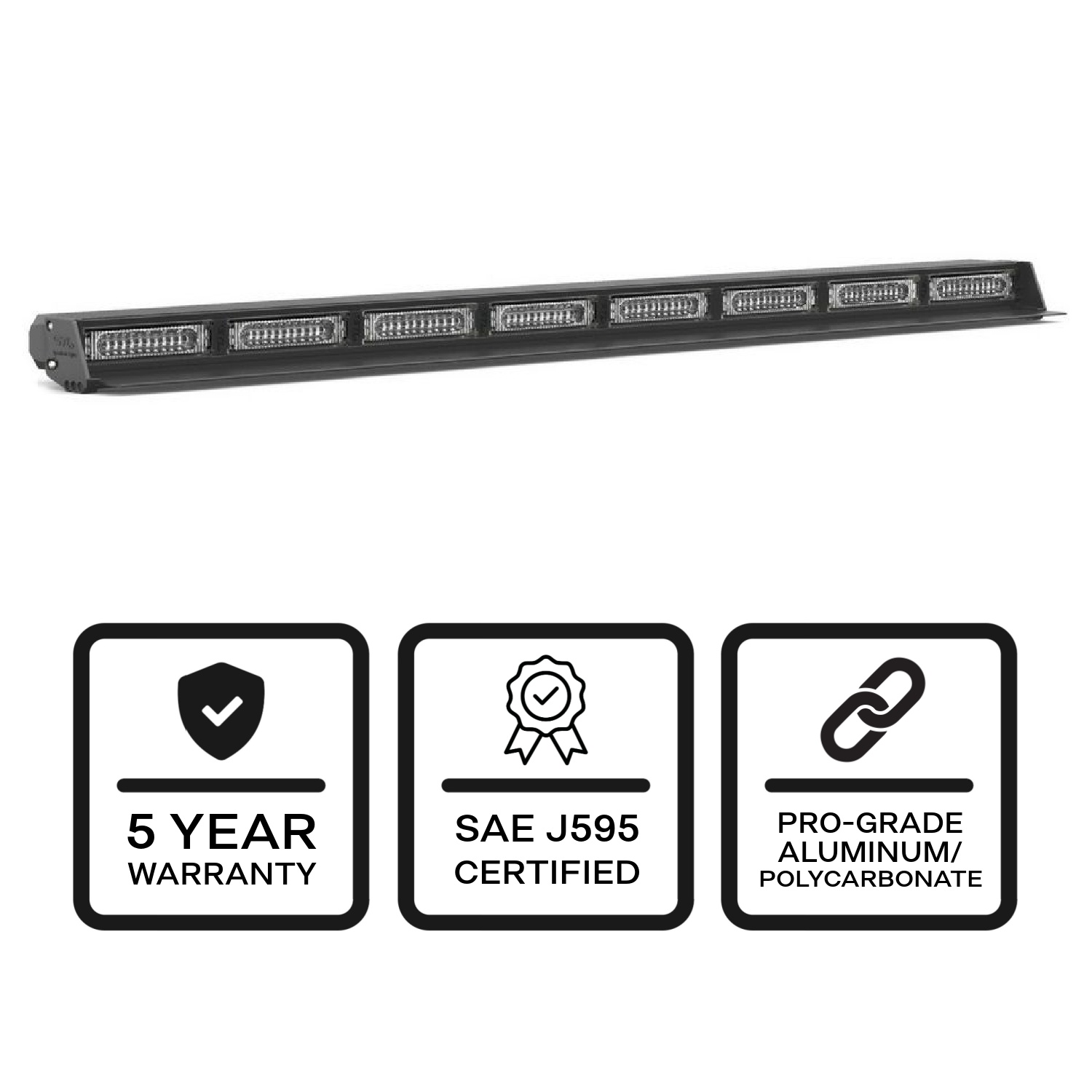 MC Elite Virtue-8 Linear LED Traffic Advisor D-VLMCE8 | STL
