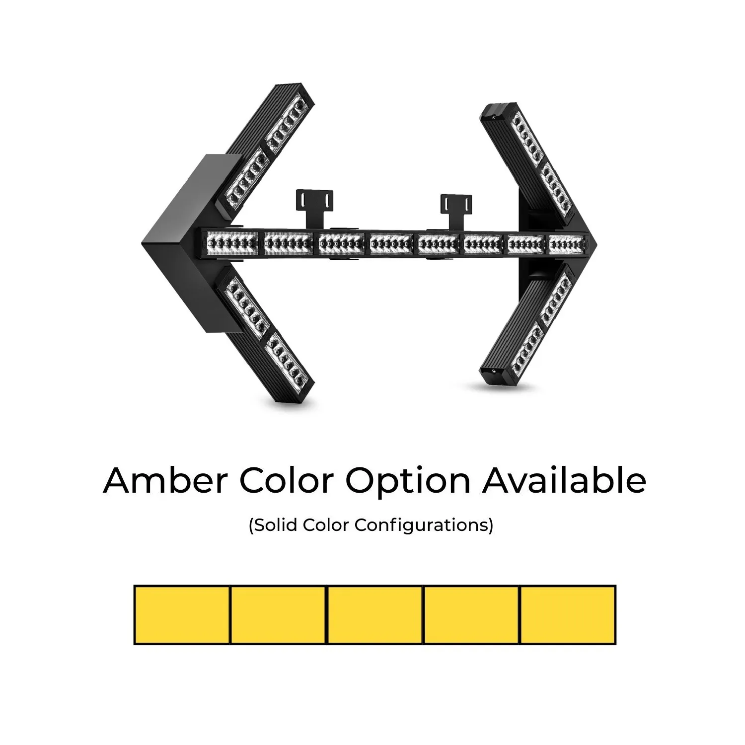 Dart TIR Exterior LED Traffic Advisor Arrow Lightbar Angle