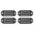 4 Pack Z-6 Linear LED Surface Mount Warning Light Head