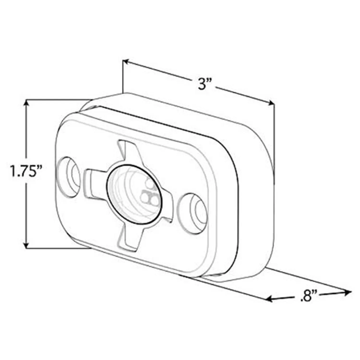 Micro Carbine Off Road LED Surface Mount/Work Light Side
