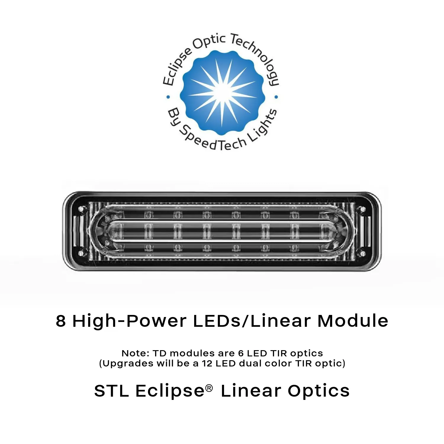 Split Raptor Linear LED Lightbar Windshield Modiule