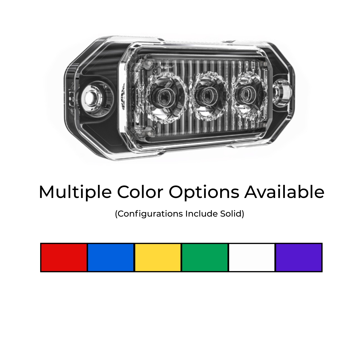 Z-3 TIR LED Surface Mount Warning Light Head - G-TZT3 | STL