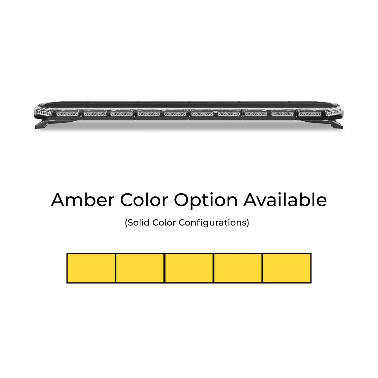 K-Force 55 TIR Wrecker LED Tow Light Bar Colors