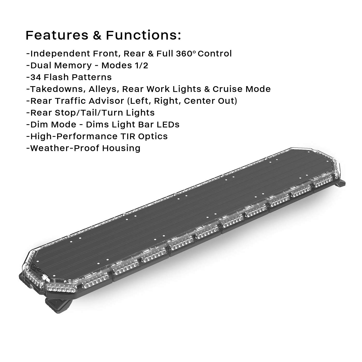 K-Force Elite 55 TIR Tow LED Light Bar - F-TKFTOWE55 | STL