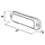 Z-12 Linear LED Surface Mount Warning Light Head Dimensions