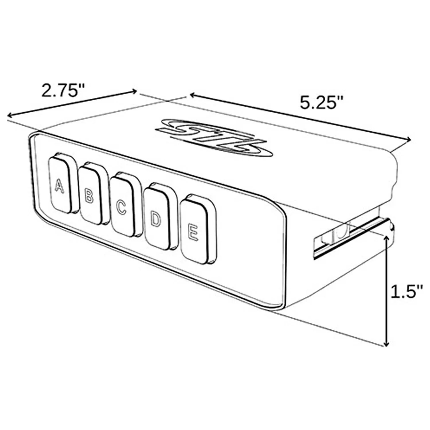 5 Switch Control Box Back Angle