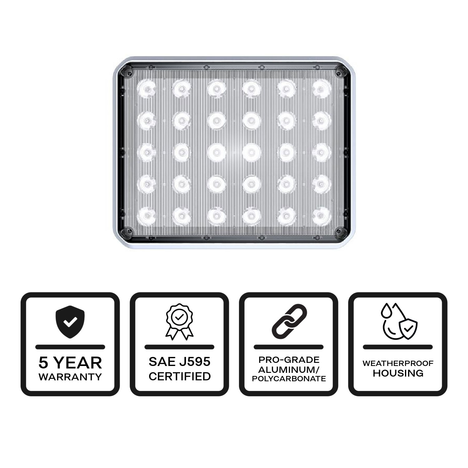 Alpha 7x9 LED Surface Mount - G-A7X9 | SpeedTech Lights