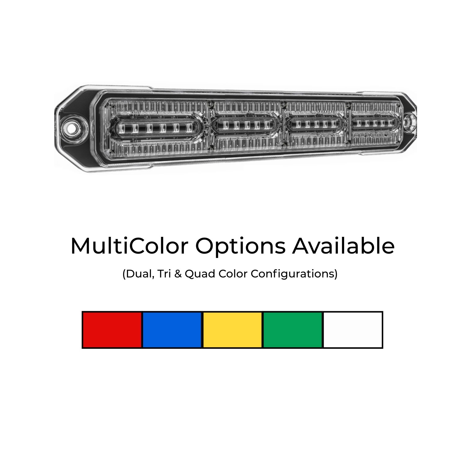 Z-24 MC Linear LED Surface Mount Warning Light Head | STL